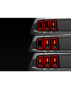 Raxiom 05-09 Ford Mustang Gen5 Tail Lights- Black Housing (Smoked Lens)