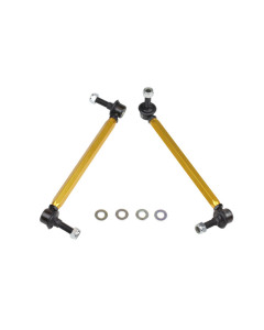 Whiteline 05+ Mustang Coupe 8cyl (Inc Shelby GT/ GT500) Front Swaybar Link Kit H/Duty Adj Steel Ball