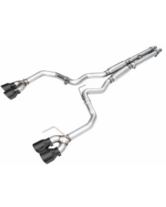 AWE 24-26 Mustang GT Fastback S650 RWD Track Edition Cat-Back Exhaust w/ Quad Diamond Black Tips