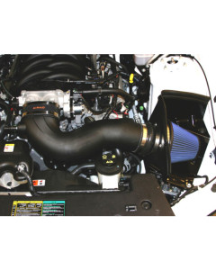 Airaid 05-09 Ford Mustang GT 5.0L Race Only (No MVT) MXP Intake System w/ Tube (Dry / Blue Media)
