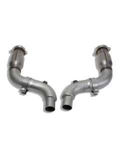 BBK 15-20 Ford Mustang GT 3in Short Mid Pipe Kit w/Cats (Use LT Header 1633/16330/1856/18560)