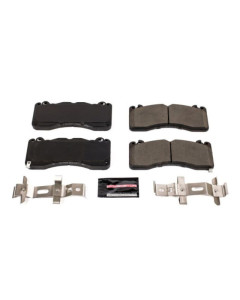 PowerStop Z23 Evolution Sport Carbon-Fiber Ceramic Brake Pads; Front Pair (15-23 Mustang GT w/ Performance Pack)
