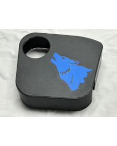 Anchor Room Coolant Tank Cover with Coyote Howling (2024+ Mustang)