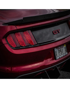 Anchor Room Tail Light Honey Comb Vinyl Overlay (2015-2017 Mustang)