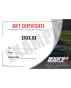Modified Muscle Marketplace Gift Certificate