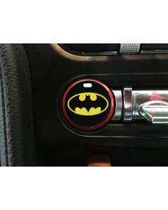 Anchor Room Push Button Decal "Batman" (2015-2023 Mustang)