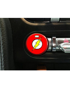 Anchor Room Push Button Decal "Flash" (2015-2023 Mustang)