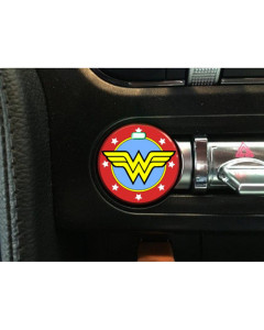 Anchor Room Push Button Decal "Wonder Woman" (2015-2023 Mustang)