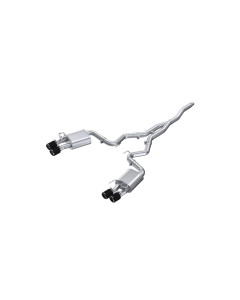 MBRP 3" Active Cat-Back - 304 Stainless Steel  - Carbon Fiber Tips (19-23) EcoBoost 2.3