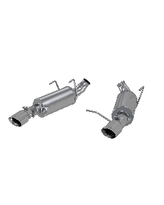 MBRP Armor Plus Axle-Back 409 Stainless Steel 3" With 4" Polished Tips Mustang V6 2011-2014