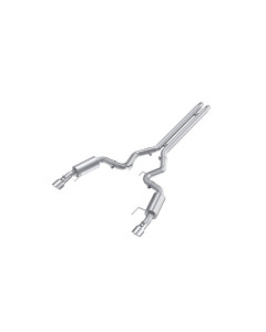 MBRP 3" Street Cat-Back - Aluminized Steel  - Stainless Tips (24-25) 5.0