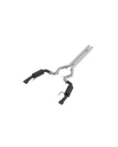 MBRP 3" Street Cat-Back - Aluminized Steel  - Black (24-25) 5.0