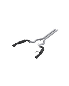 MBRP 3" Race Cat-Back - Aluminized Steel  - Black (24-25) 5.0