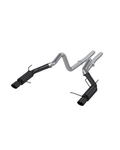 MBRP 3" Race Cat-Back -  Aluminized Steel  - Black  (11-14) 5.0