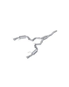 MBRP 3" Street Cat-Back  - Aluminized Steel (15-23) EcoBoost 2.3