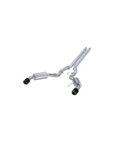 MBRP Cat-Back Street w/ Carbon Fiber Tips  - 304 Stainless Steel (18-23) GT