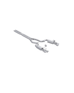 MBRP 3" Armor Pro Street Cat-Back Mustang GT 2024-2025 Stainless Steel W/ 4" Polished Quad Tips