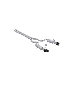 MBRP Armor Pro Street Cat-Back Mustang GT Fastback 2024-2025 Stainless Steel W/ 4" Carbon Fiber Quad Tips