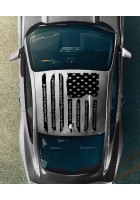 Anchor Room Tattered "We The People" American Flag Roof Graphic (2005-2024 Mustang)