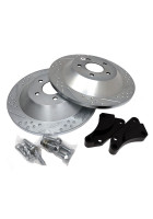 Baer Brakes Eradispeed1 Rear Performance Brake Rotors - 94-04 Mustang Base & GT