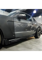 Auto Addict USA 2010-2014 Mustang S197 GT350 S550 Style Side Skirt Gloss Black