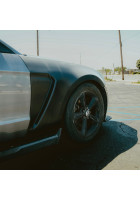 Auto Addict USA 2010-2014 Mustang S197 GT500,GT,V6 GT350 Style Aluminum Black Fenders Pair