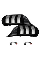 Form Lighting 24-25 Ford Mustang Sequential LED Tail Lights, Clear (Pair)