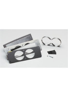 Autometer 87-93 Ford Mustang Black Dual Gauge Cage