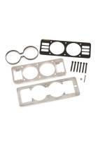 Autometer 87-93 Ford Mustang Black Dual Gauge Cage w/ Vents