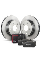 Brembo OE 07-14 Ford Mustang Front Brake Kit (Prime Pads)