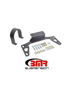 BMR 11-14 S197 Mustang Front Driveshaft Safety Loop - Black Hammertone