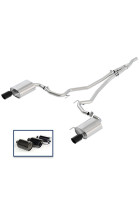 Ford Performance 15-23 Mustang 2.3L EcoBoost Cat-Back Extreme Exhaust System w/ Black Chrome Tips