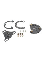 BMR 15-25 S550 Mustang Caster Camber Plates - Black Hammertone