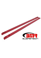 BMR 15-25 S550 Mustang Super Low Profile Chassis Jacking Rails - Red