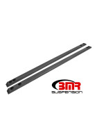 BMR 15-25 S550 Mustang Super Low Profile Chassis Jacking Rails - Black Hammertone