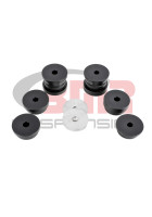 BMR 15-25 S550 Mustang Rear Cradle Bushing Kit (Delrin) - Black