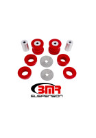 BMR 15-25 S550 Mustang Rear Cradle Bushing Kit (Polyurethane) - Red