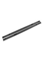 BMR 15-25 S550 Mustang Chassis Jacking Rails (Shorter Tube) - Black Hammertone