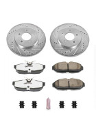 Power Stop 05-11 Ford Mustang Rear Z26 Street Warrior Brake Kit