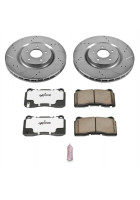 Power Stop 07-14 Ford Mustang Front Z26 Street Warrior Brake Kit