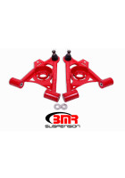 BMR 79-93 Fox Mustang Non-Adj Lower A-Arms Standard Ball Joint Spring Pocket - Red