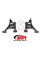 BMR 79-93 Mustang Fox Lower Control A-Arm Front w/ Spring Pocket/Tall Ball Joint - Black Hammertone