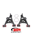 BMR 94-04 Mustang Lower Non-Adj. A-Arms (Poly) w/ Tall Ball Joint / Spring Pocket - Black Hammertone