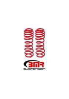 BMR 05-14 Mustang GT/GT500 Rear Performance/Drag Lowering Springs - Red