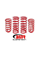 BMR 79-04 Fox Mustang Lowering Spring Kit (Set Of 4) - Red