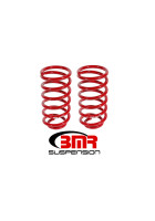BMR 79-04 Ford Mustang (Ex. 99-04 Mustang Cobras w/ IRS) 1in Drop Rear Lowering Springs - Red