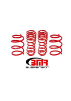BMR 05-14 Mustang GT Handling Version Lowering Springs (Set Of 4) - Red