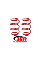 BMR 15-25 Mustang Front Minimum Drop Performance Version Lowering Springs - Red