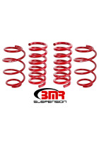 BMR 15-25 Mustang Minimum Drop Performance Version Lowering Springs (Set Of 4) - Red