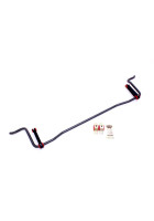 BMR 05-10 Mustang Rear Solid 22mm Sway Bar Kit w/ Bushings & Billet Links - Black Hammertone